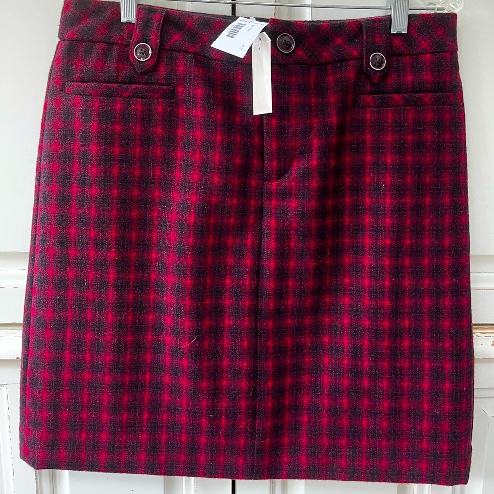 Eddie Bauer Wool Skirt New With Tags